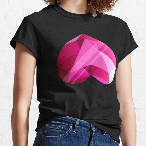 Steven Universe - Spinel Heart Gem 2nd Form - Black Background Classic T-Shirt