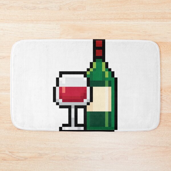 Item preview, Pixel Wine and Bottle designed and sold by mattpanta.