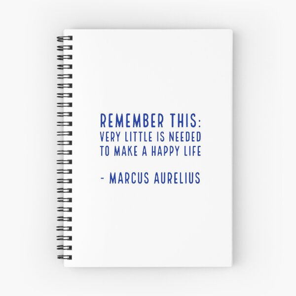 Item preview, Remember this Very Little is Needed to Make a Happy Life - Marcus Aurelius designed and sold by Inspirationmotivation.