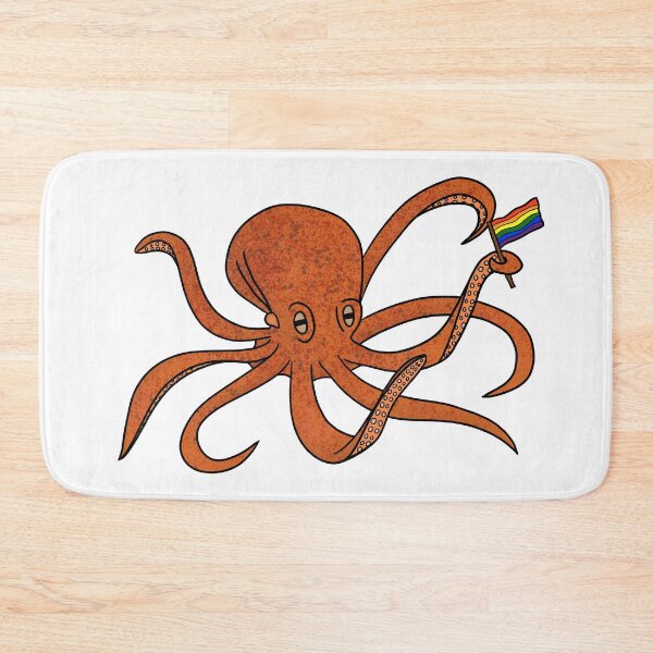 Item preview, Gay Pride Octopus designed and sold by calenca.