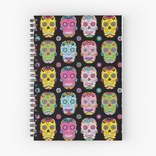 Item preview, Mexican skull and crossbones Black background designed and sold by Amandeen.