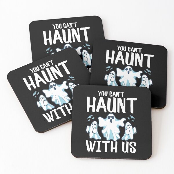 Item preview, You Can't Haunt With Us Funny Ghosts Halloween Pun designed and sold by perfectpresents.