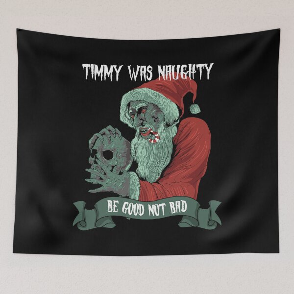 Item preview, Be Good Scary Horror Santa designed and sold by LimeStorm.