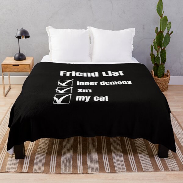 Item preview, Friend Checklist Introvert Funny Happy Sarcastic Cute Awkward Antisocial Gift Idea designed and sold by EpsilonEridani.