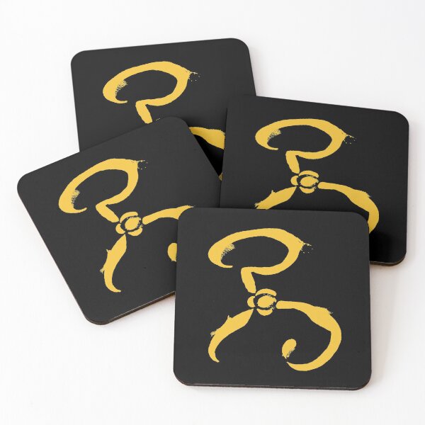Call of Cthulhu - The Yellow Sign - In King's Gold Coasters (Set of 4)