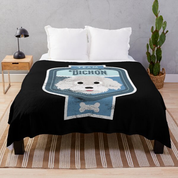 Item preview, Team Bichon - Distressed Bichon Frise Beer Label Design designed and sold by DoggyStyles.