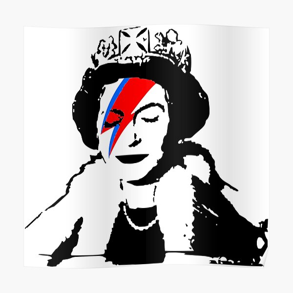 Reine Elizabeth Bansky Poster
