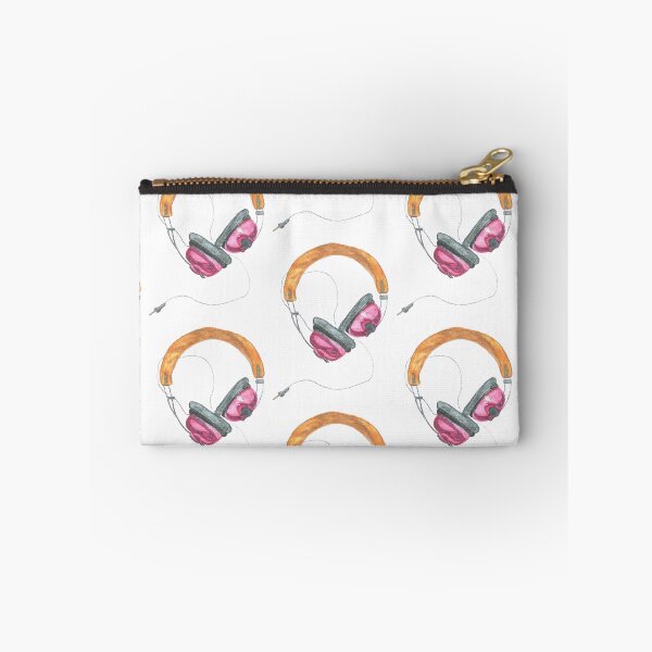 Item preview, Retro Headphones (Magenta) by Michelle Foster  designed and sold by michellefoster.