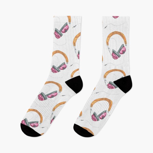 Item preview, Retro Headphones (Magenta) by Michelle Foster  designed and sold by michellefoster.