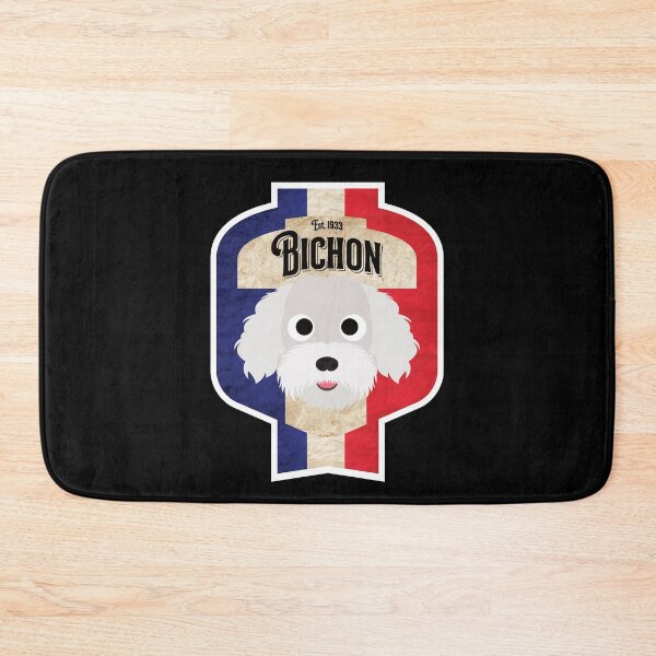Item preview, Bichon Frise Dog - Distressed French Tricolore Bichon Beer Label Design designed and sold by DoggyStyles.