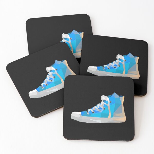 Item preview, Blue Polygonized Sneaker Design designed and sold by Dator.