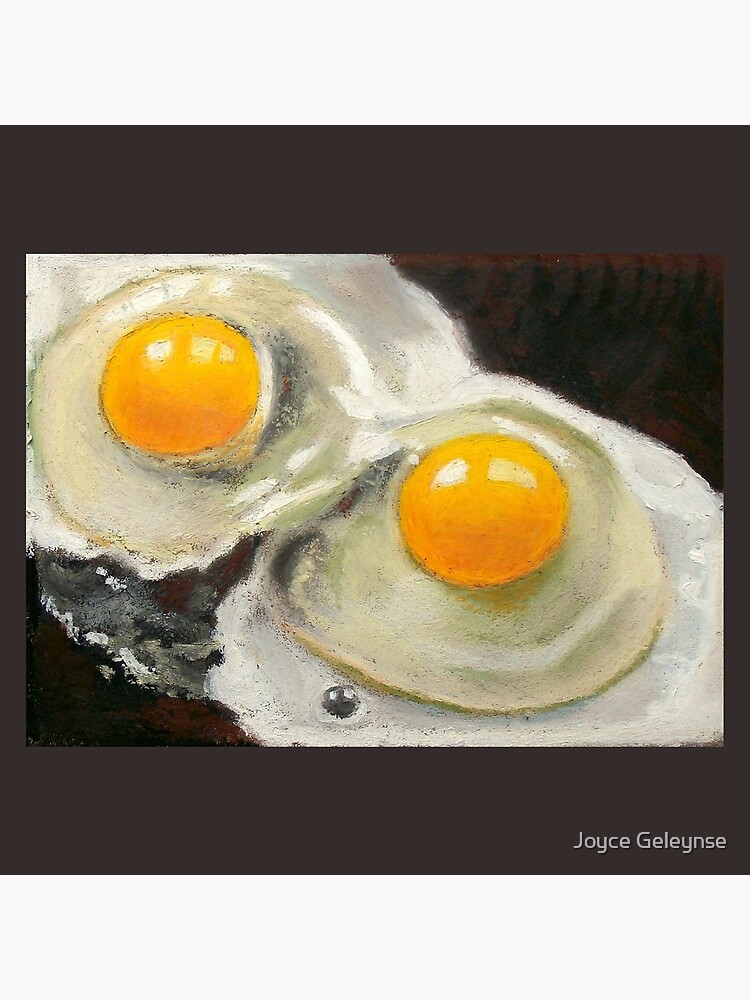 Painting Fried Egg Tote Bag
