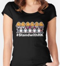 Stand with Hong Kong Fitted Scoop T-Shirt