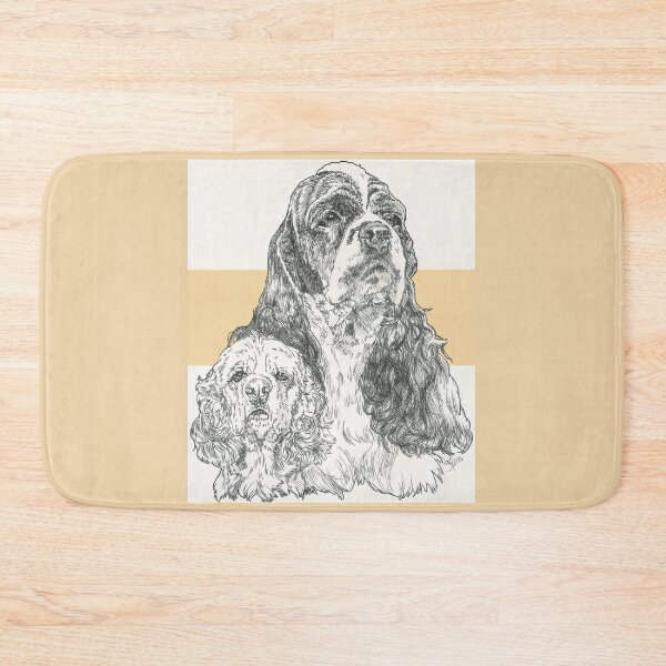 Item preview, American Cocker Spaniel Father & Son designed and sold by BarbBarcikKeith.