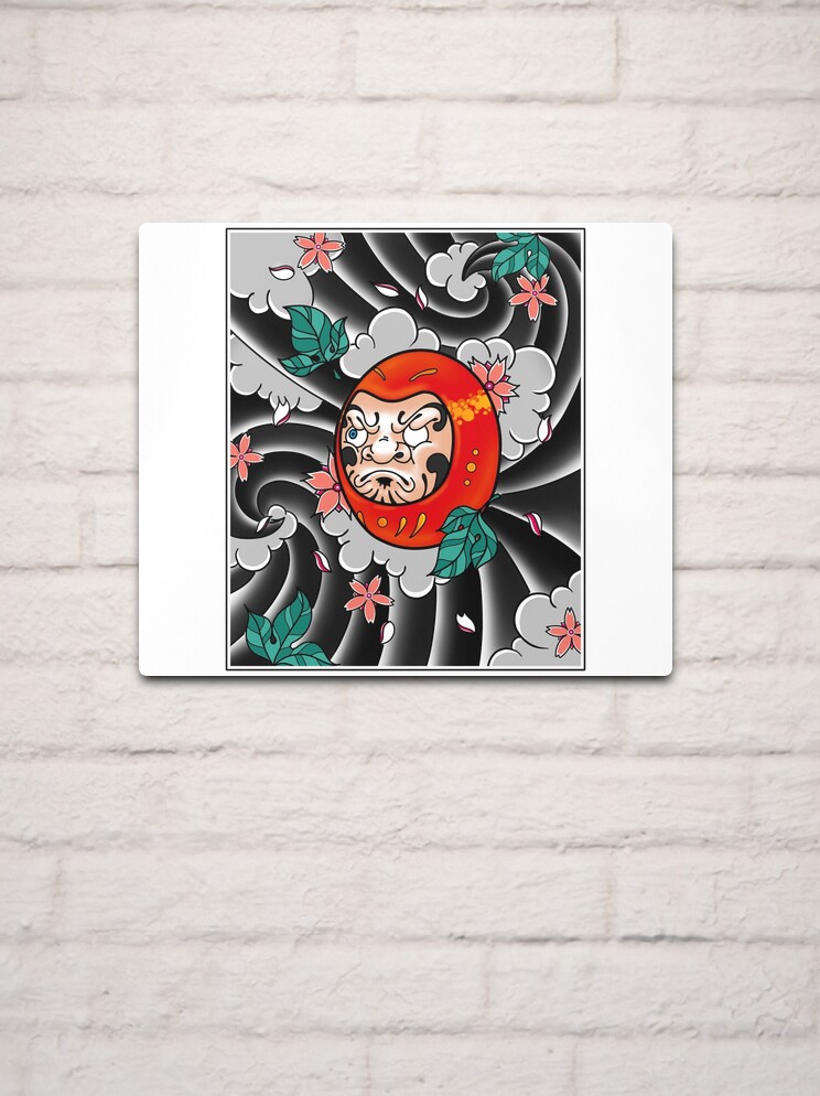 Daruma Doll | Metal Print