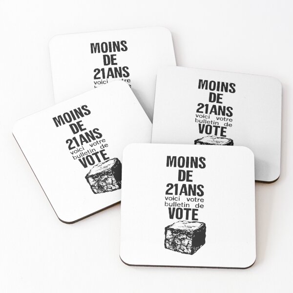 Item preview, ! Paris Revolt, May 68: 'MOINS DE 21 ANS': The Original Classic Black on White designed and sold by Day Chapman.