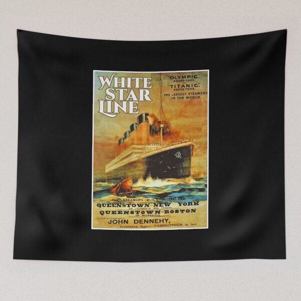 Item preview, Titanic Ship 1912 Atlantic Ocean Sink Sea Disaster Poster designed and sold by Flying Jake.