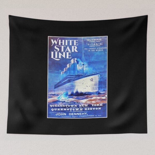 Item preview, Titanic Ship 1912 Atlantic Ocean Sink Sea Disaster Poster designed and sold by Flying Jake.