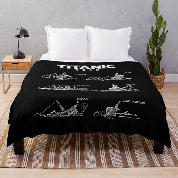 Vista previa del artículo con la obra «Buque Titanic que se hunde 1912 Desastre en el océano Atlántico», diseñado y vendido por Flying Jake.