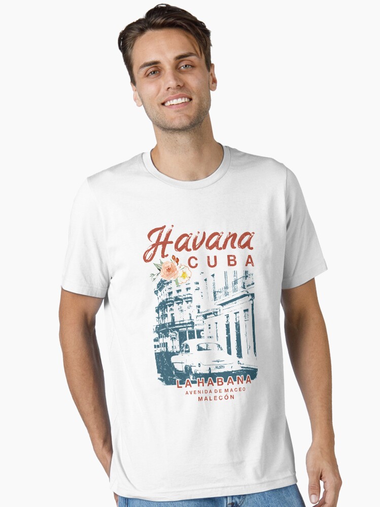 Havana Cuba City T-Shirt - Cuban Vintage Classic Graphic Tee Havana Cuba City T-Shirt - Cuban Vintage Classic Graphic Tee