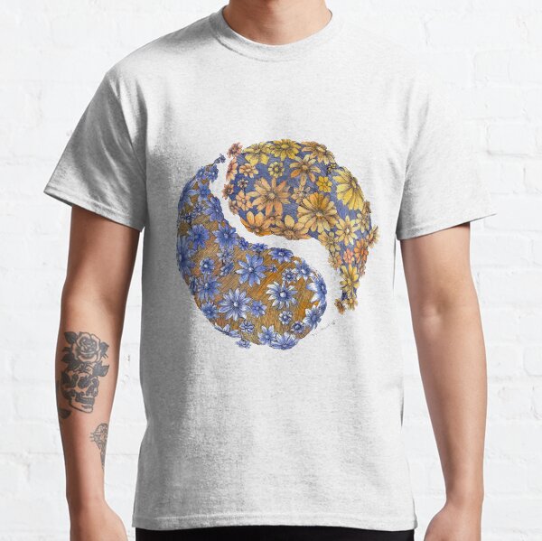 YingYang flowery Classic T-Shirt