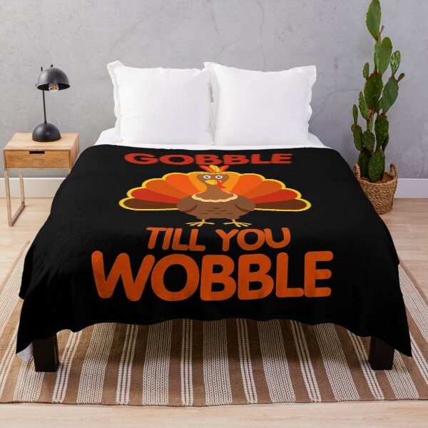 Item preview, Gobble Till You Wobble TShirt Thanksgiving Turkey Day Tee T-Shirt designed and sold by lxmag.