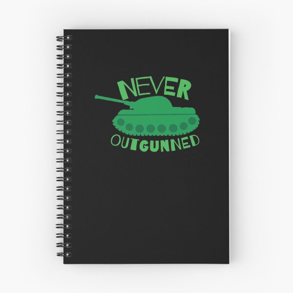 Item preview, NEVER OUTGUNNED with green tank designed and sold by jazzydevil.