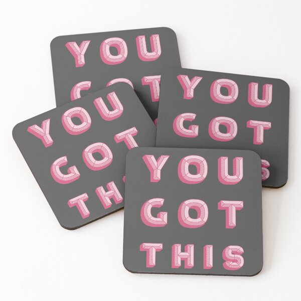 Item preview, You Got This Typography Motivational Quote  designed and sold by knightsydesign.
