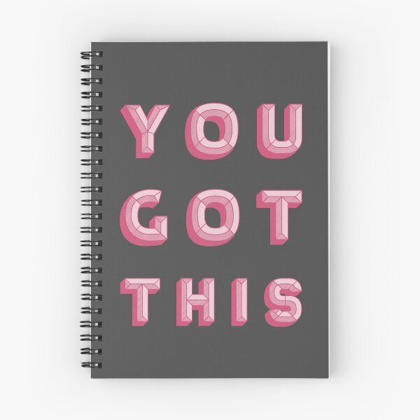 Item preview, You Got This Typography Motivational Quote  designed and sold by knightsydesign.