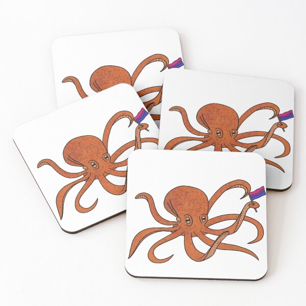 Item preview, Bi Pride Octopus designed and sold by calenca.