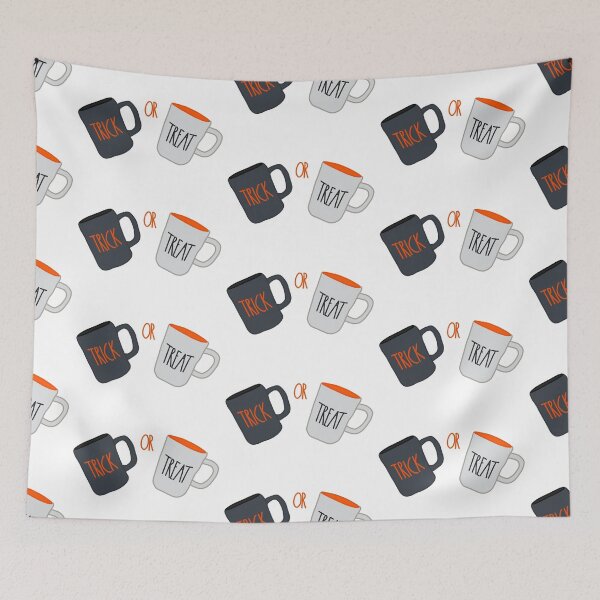 Item preview, Rae Dunn Inspired Trick or treat mug designed and sold by Livelifeloveart.