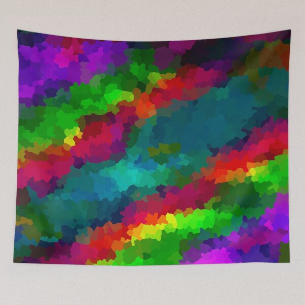 Item preview, Bold Tie-Dye Stained Glass Pattern designed and sold by hamsters.