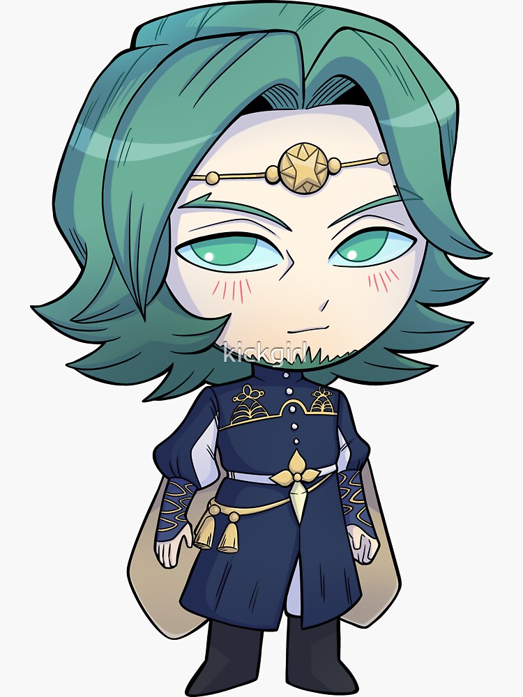 Seteth Fire Emblem Three Houses Chibi Cutie Sticker For Sale By 7642