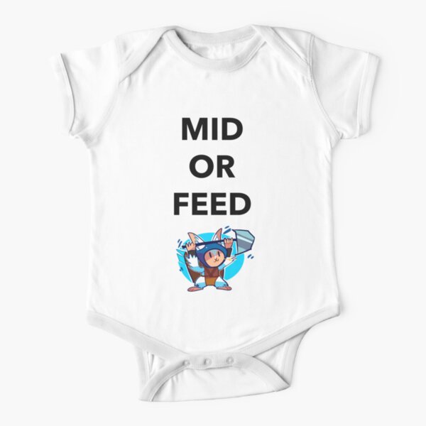 Mid or feed dota 2 Short Sleeve Baby One-Piece