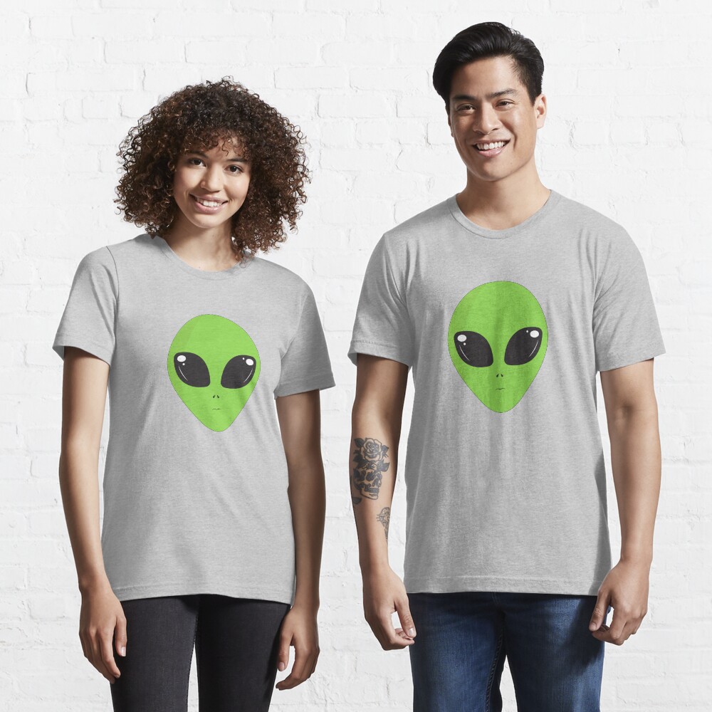 Alien Head Green Alien Dude For All Products Green Alien Big Eyes Cartoon Alien Socks By Amillsdesign Redbubble