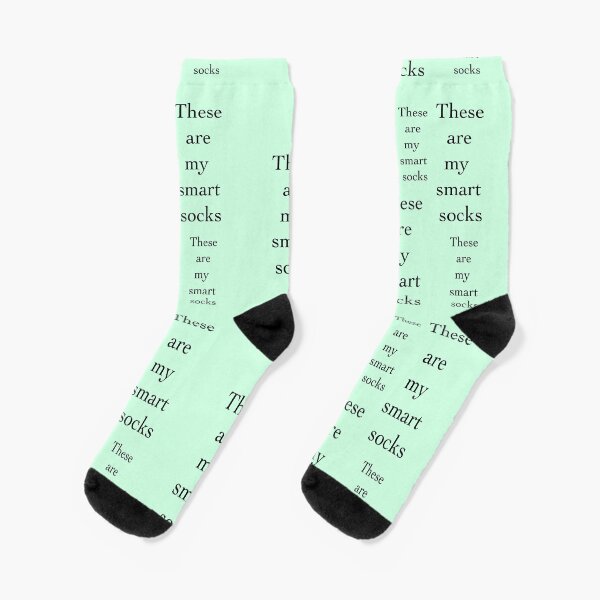 Item preview, Smart socks designed and sold by Deathoftheself.