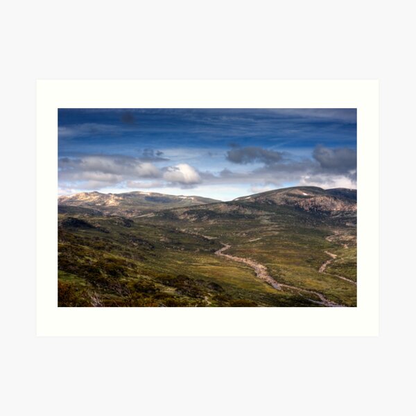 Mt Kosciuszko HDR Art Print