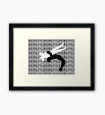 Mixed Martial Arts Freestyle Wrestling Suplex MMA Framed Print
