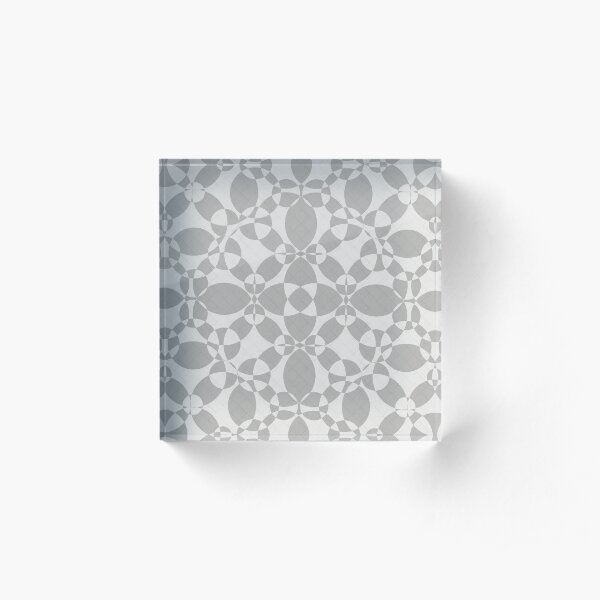 Dark Gray Blanket Acrylic Block