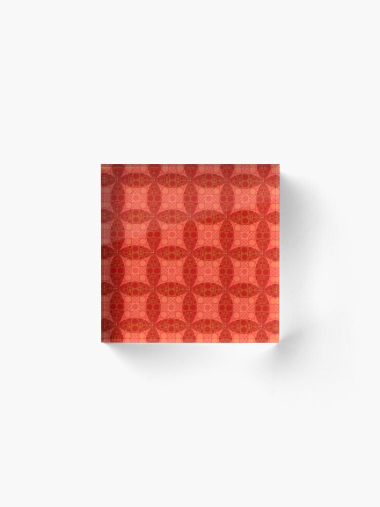 Alternate view of Tomato Blanket Acrylic Block