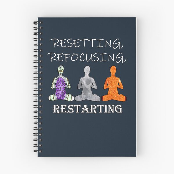Item preview, Inspirational Quotes Resetting Refocusing Restarting  designed and sold by Cute & Sassy Custom Gifting Boutiques.
