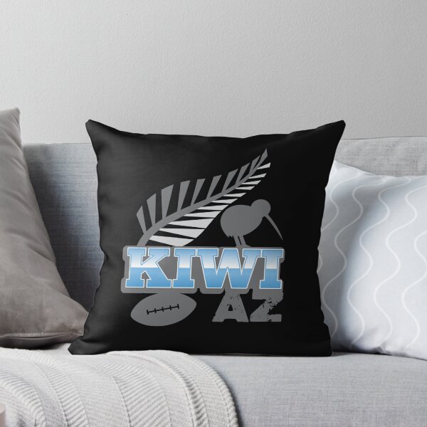 Item preview, KIWI Az with cute kiwi Bird and silver fern New Zealand designed and sold by jazzydevil.