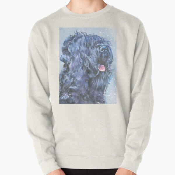 Lustiger Hund Russischer Schwarzer Terrier Sweatshirt
