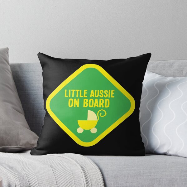 Item preview, Little aussie on Board (Australian) with a baby pram designed and sold by jazzydevil.