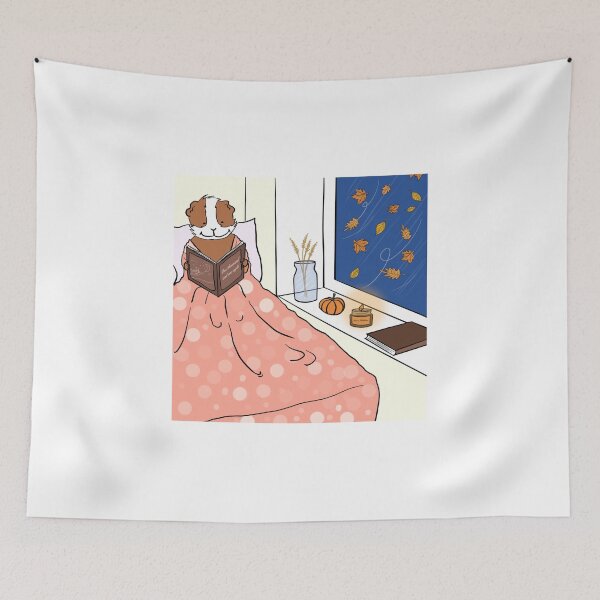 Aperçu de l'œuvre Le cochon d'Inde au coucher créée et vendue par mondesign26.