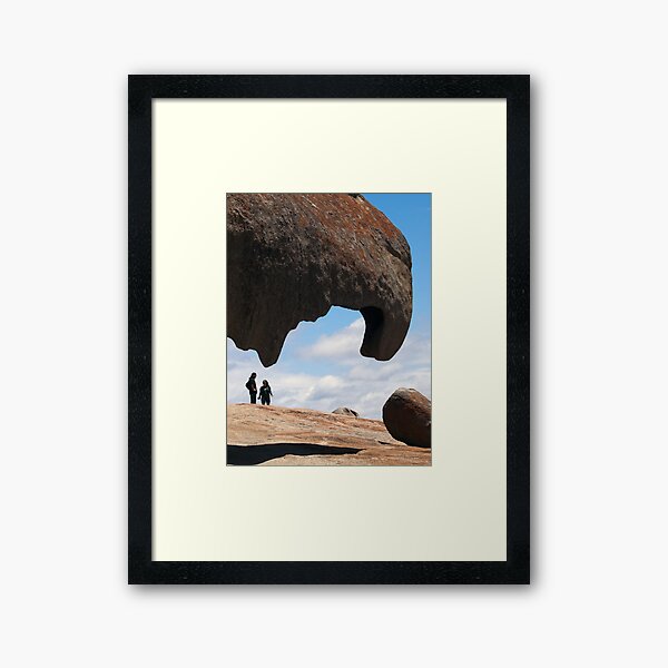 remarkable rocks Framed Art Print