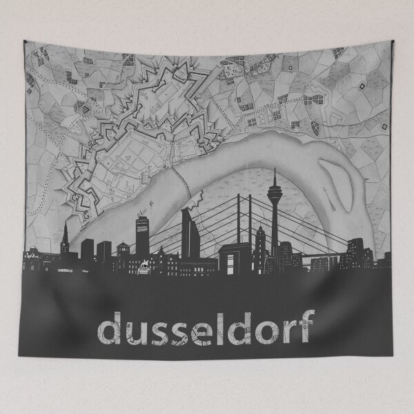 Item preview, dusseldorf skyline designed and sold by BekimART.