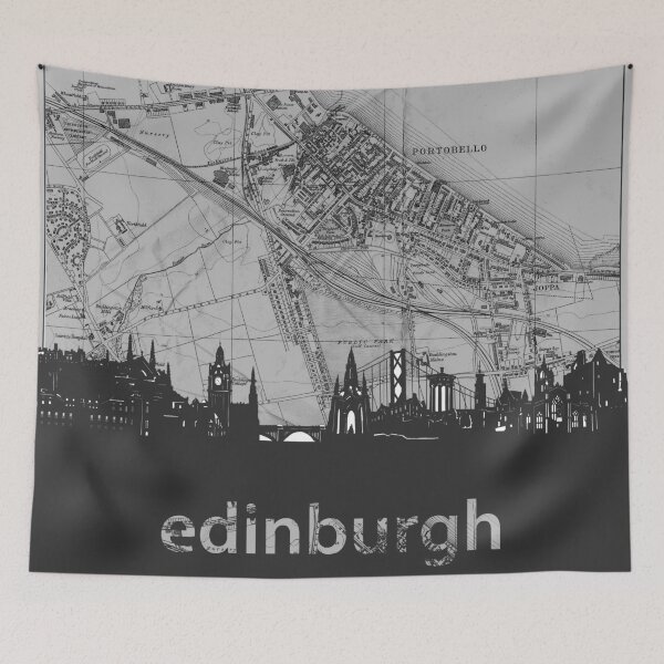 Item preview, edinburgh skyline designed and sold by BekimART.