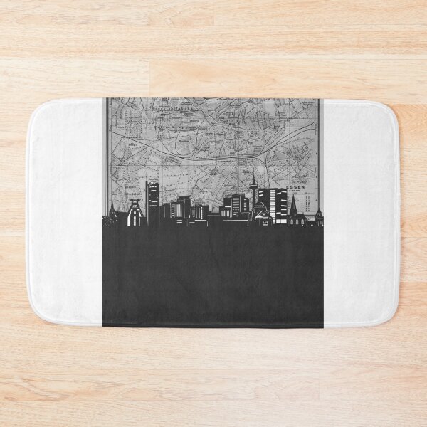 Item preview, essen skyline designed and sold by BekimART.