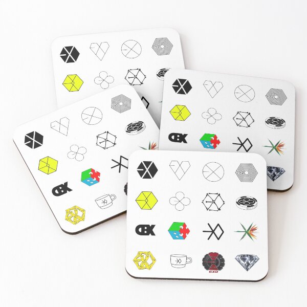 Item preview, all exo logos chronological  designed and sold by siobaozi.